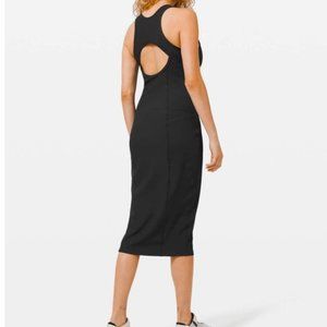 Lululemon Brunch and Black Midi Dress size 6 in Black